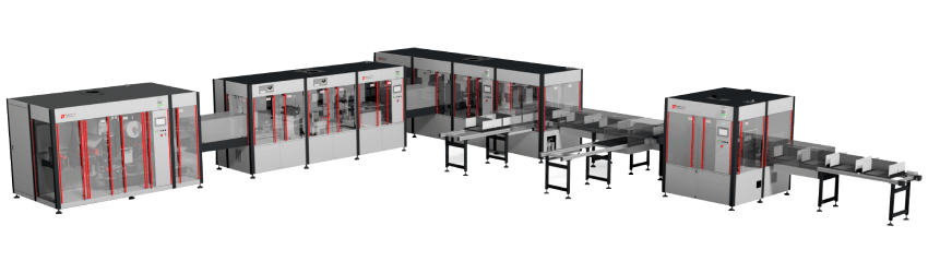 Assembly line for Pouch cells