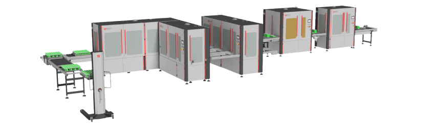Assembly line for Battery modules